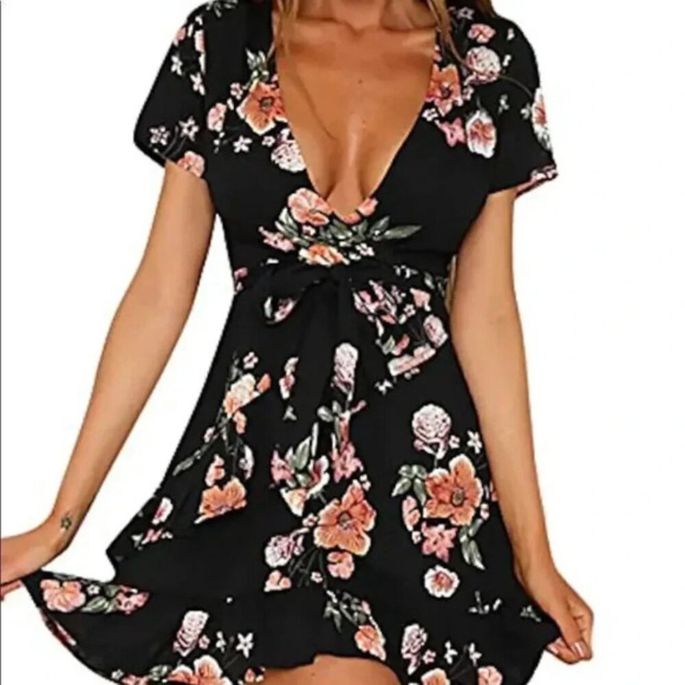 Floral print dress 